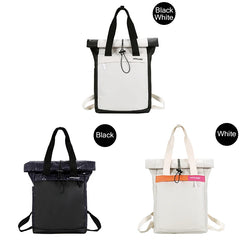 Waterproof Backpack Women Casual For Teenage School Bag Men Laptop Roll Top