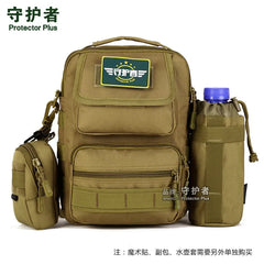 MOLLE Man Messenger Bag Army Green Wolf Brown A3180