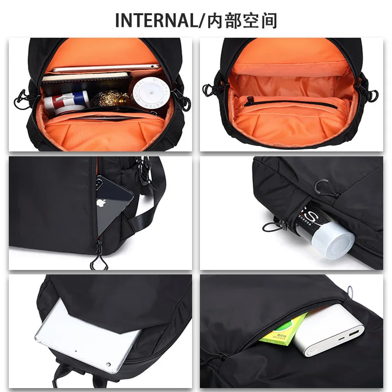 Men's Small Backpacks Sports Outdoor Schoolbag Mini Rucksack