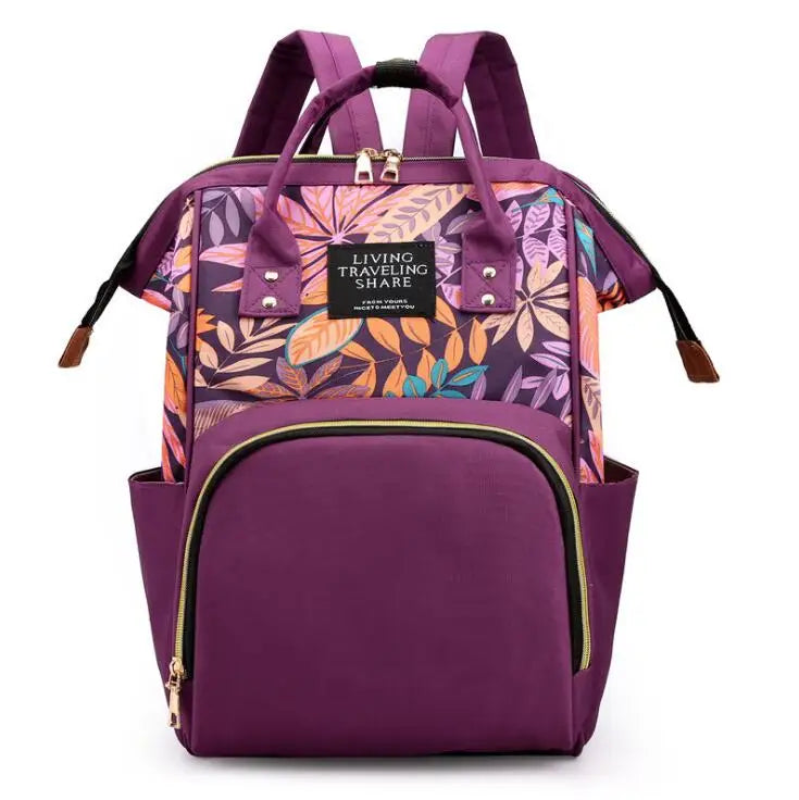 Anti-theft Mommy Backpack Baby Care Diaper Bag