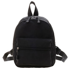 Nylon School Backpack for Teen Girls Purple