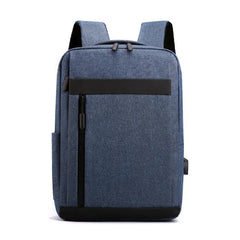 Large Capacity Business School Backpack USB Charging Laptop Waterproof Rucksack