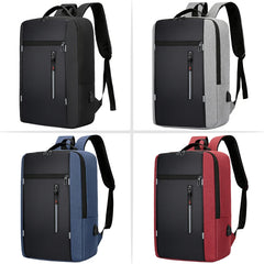 USB Charging Business Backpack 15.6Inch Laptop School Rucksack