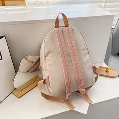 Multicolor School Backpacks Middle School Canvas Travel Rucksack