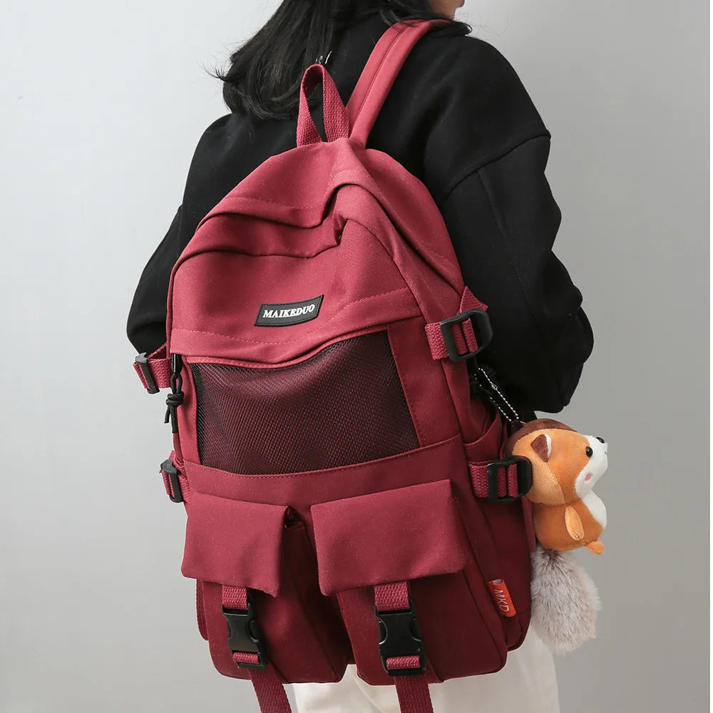 Waterproof School Bags for Teenagers Laptop Backpack Unisex Book Bag