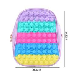 Children's Shoulder Bags Rainbow Schoolbag Girls' Kindergarten Backpack