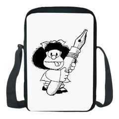 Mafalda Shoulder Bag Casual Messenger Bag Comics Cosplay Teen CrossBody