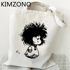Mafalda Shopping Bag - Reusable Cotton Jute Bag