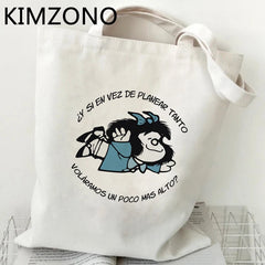 Mafalda Recycle Cotton Tote Bag Handbag
