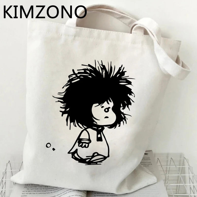 Mafalda Recycle Cotton Tote Bag Handbag