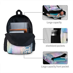 Magic Castle Watercolor Iii Backpacks Men's Backpacks Bags For Women