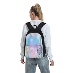 Magic Castle Watercolor Iii Backpacks Men's Backpacks Bags For Women