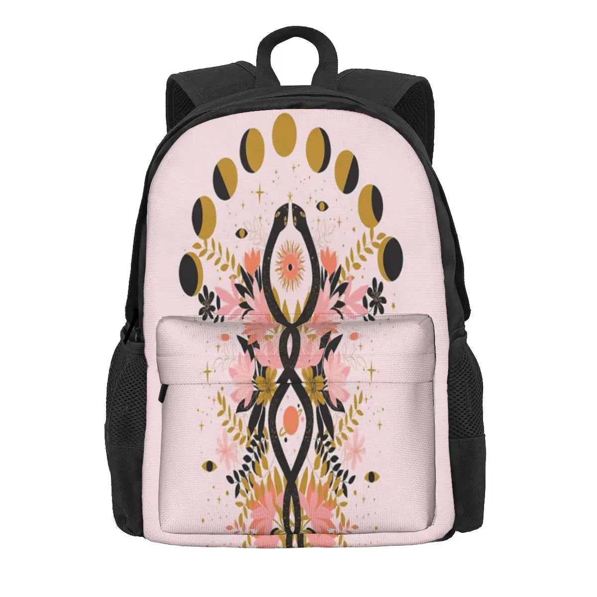 Magic Serpents Backpacks Men's Backpacks Bags For Women With Zipper