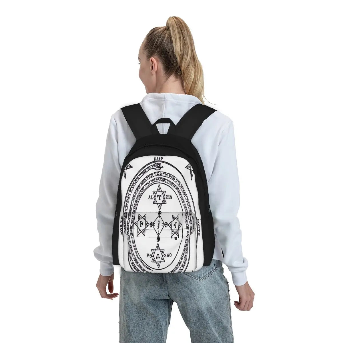 Magical Circle Of King Solomon Big 1 Backpacks Men's Backpacks Bags For Women