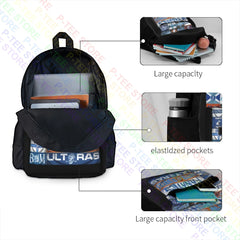 Ultras O. Marsiglia Marseille No Hooligans Backpack