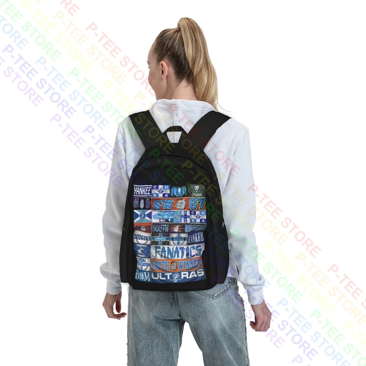 Ultras O. Marsiglia Marseille No Hooligans Backpack