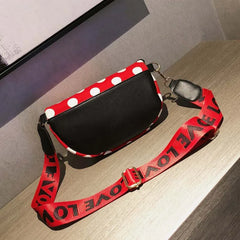 Wave Point Waist Bag Waterproof Antitheft Women Walking Shopping