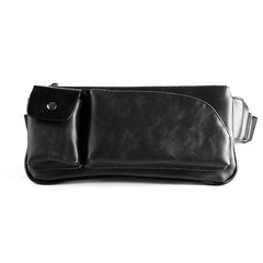Men Waist Bag Casual Chain Bananka Bags Zipper Chest Fanny Pack