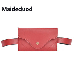 Leather Waist Pack Women Belt Phone Pouch Fanny Pack Bolosa