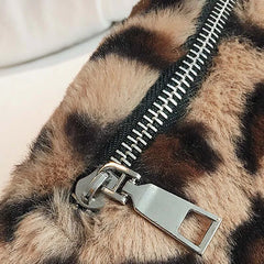 Leopard Fanny Pack Women Travel Waist Belt Bag Small Phone Pouch