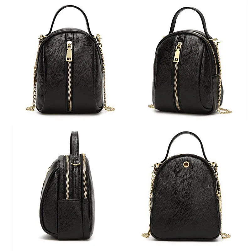 Women PU Leather Satchel Mini Shoulder Bag Female Handbag