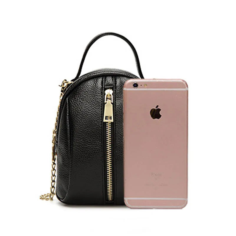 Women PU Leather Satchel Mini Shoulder Bag Female Handbag