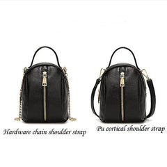Women PU Leather Satchel Mini Shoulder Bag Female Handbag