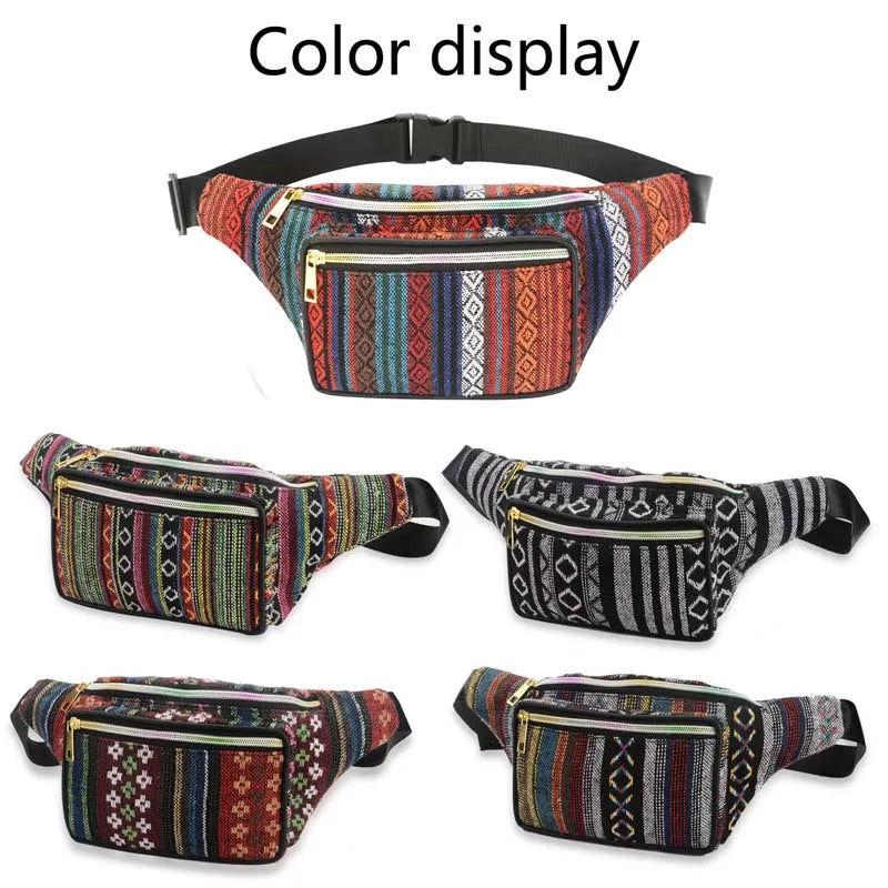 Bohemia Waist Bag for Women, Beach Cross Bag, Fanny Bag