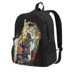 Vintage Gustav Klimt Oil Paintings Backpacks for Men and Women