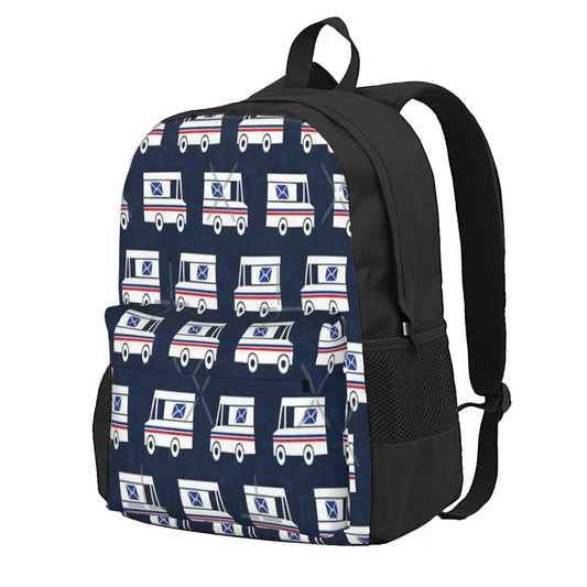 Mail Trucks Backpack for Men Women Children