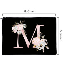 Girly Pink Letters Cosmetic Bag All-match Travel Organizer
