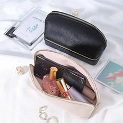 Double-layer Jewelry Box Makeup Bag for Earring Ring Lipstick