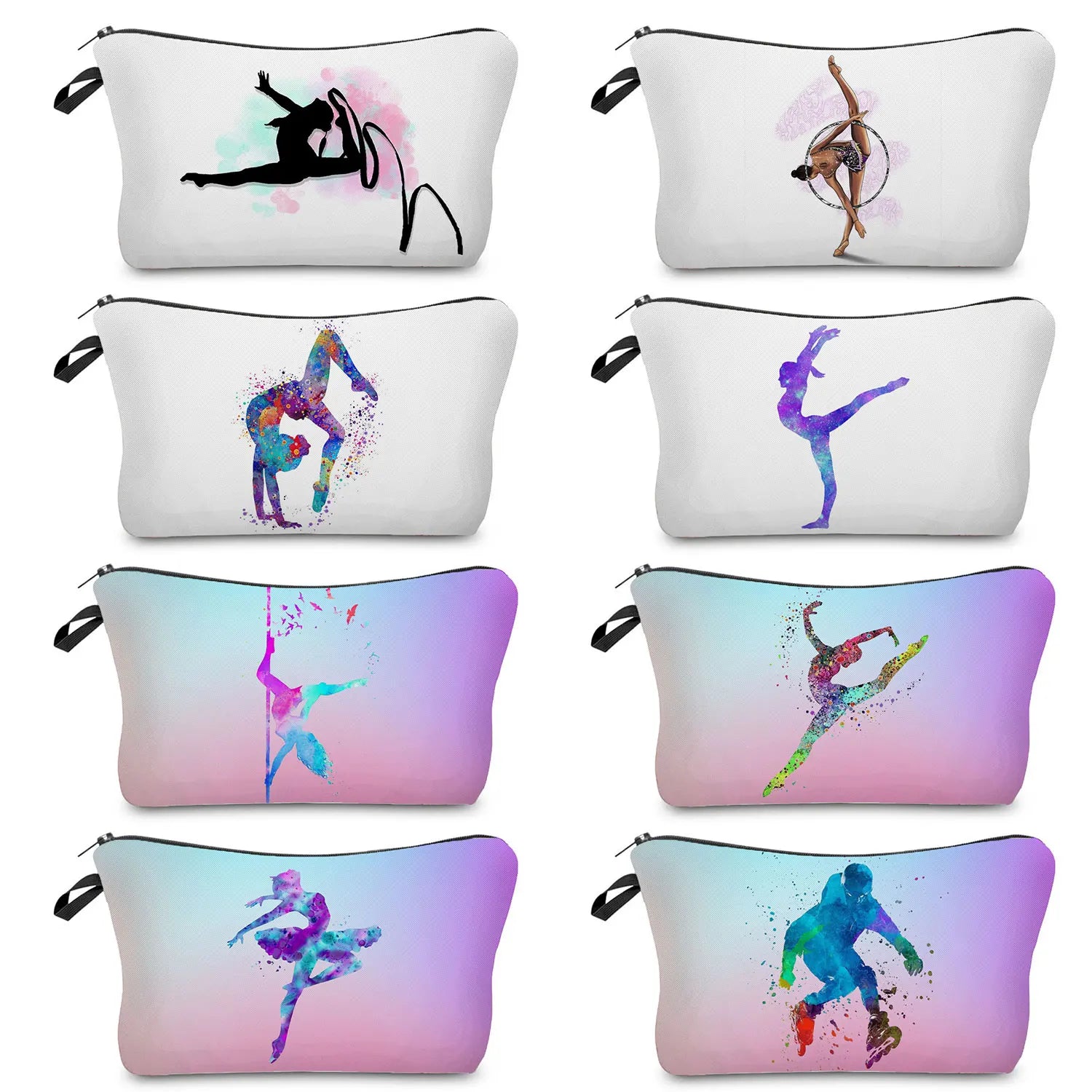 Rhythmic Gymnastics Print Travel Toiletry Kit