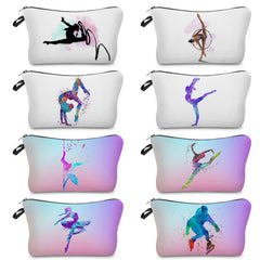 Rhythmic Gymnastics Print Travel Toiletry Kit