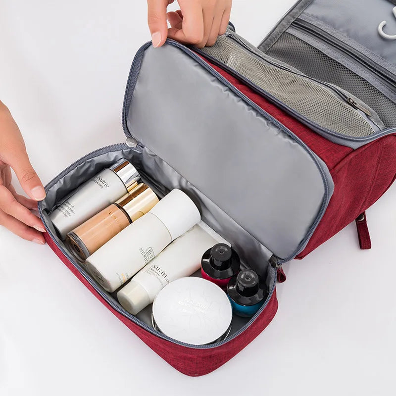 Waterproof Nylon Travel Cosmetic Bag Organizer Case Necessary