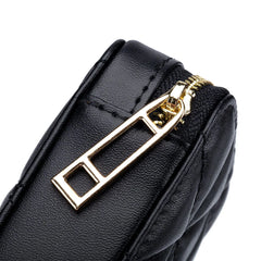 Small Makeup Bag Organizer with Mirror Lipstick Pocket Coin Purse Wallet