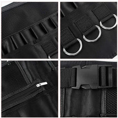 Makeup Brush Belt Waist Bag Large Capacity Leather Case