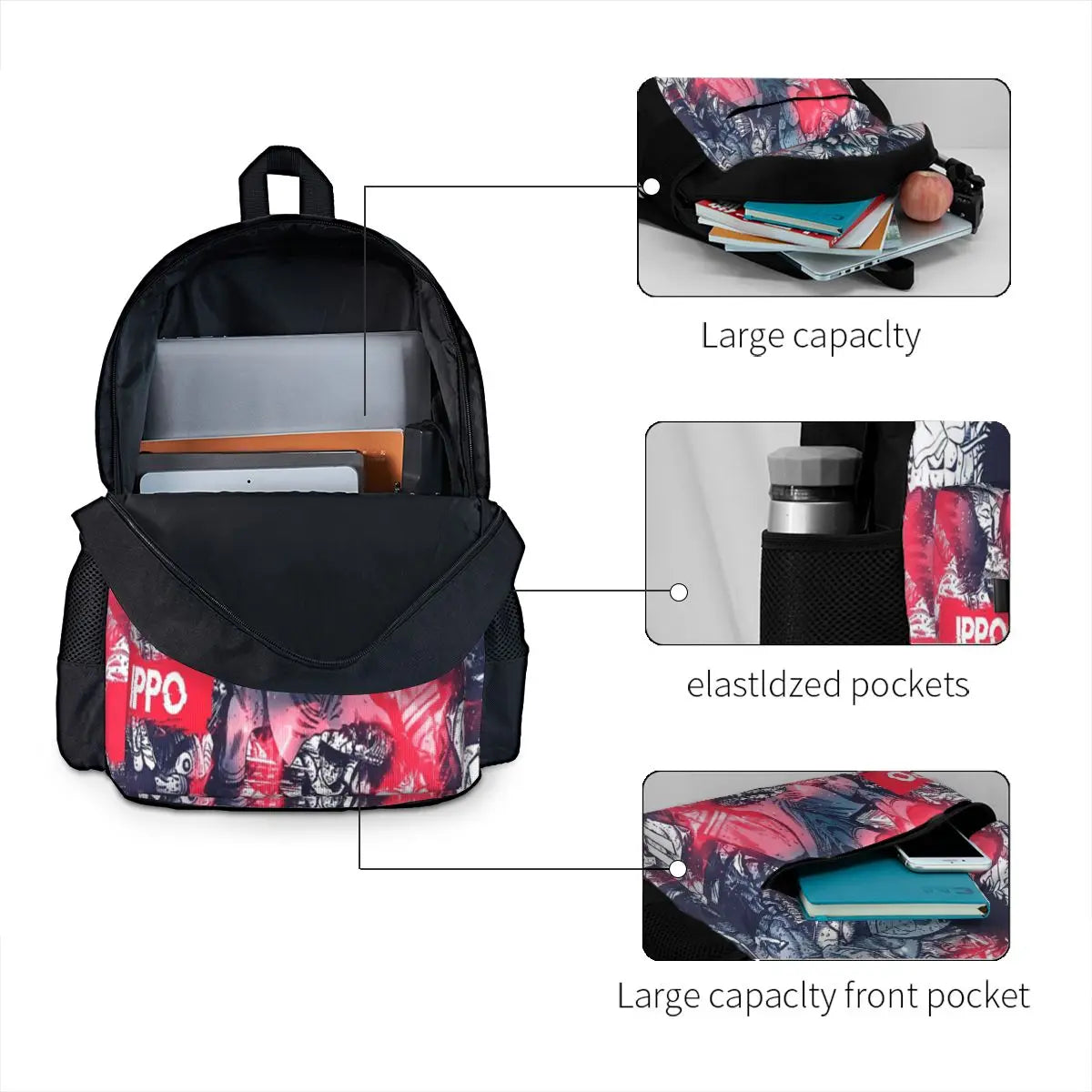 Makunouchi Ippo Backpacks School Bag Men's & Women's Backpack