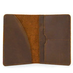Male Driver Holder Passport Cover Cow Leather Men Wallet Covers For Passport Hol