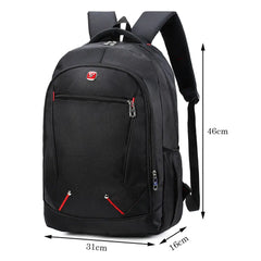 Large Capacity Computer Backpack for School with Zipper