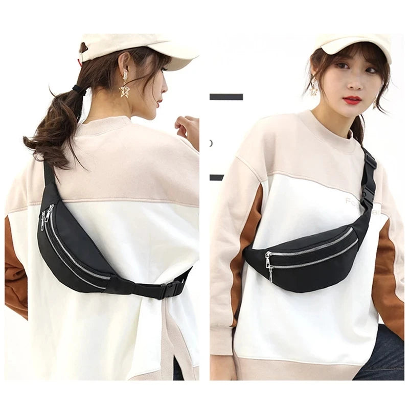 Waterproof Fanny Pack Waist Bag Hip Shoulder Crossbody Handbag