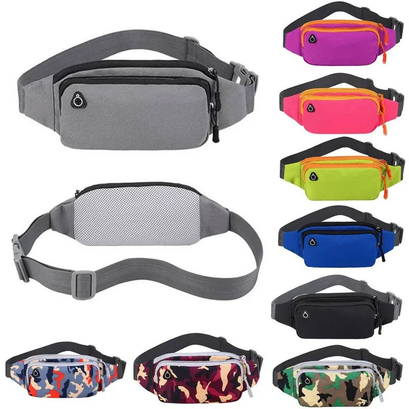 Waterproof Waist Fanny Pack for Men Women Bag Belt Bum Hip