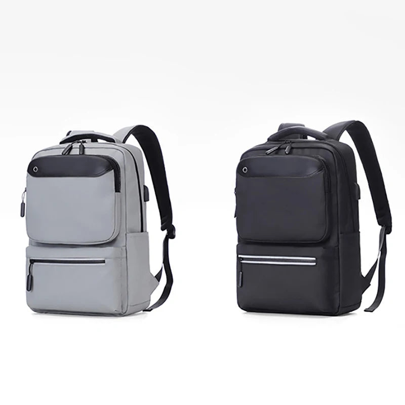 Male Anti-Theft Multifunction Backpack USB Charging Laptop Bag