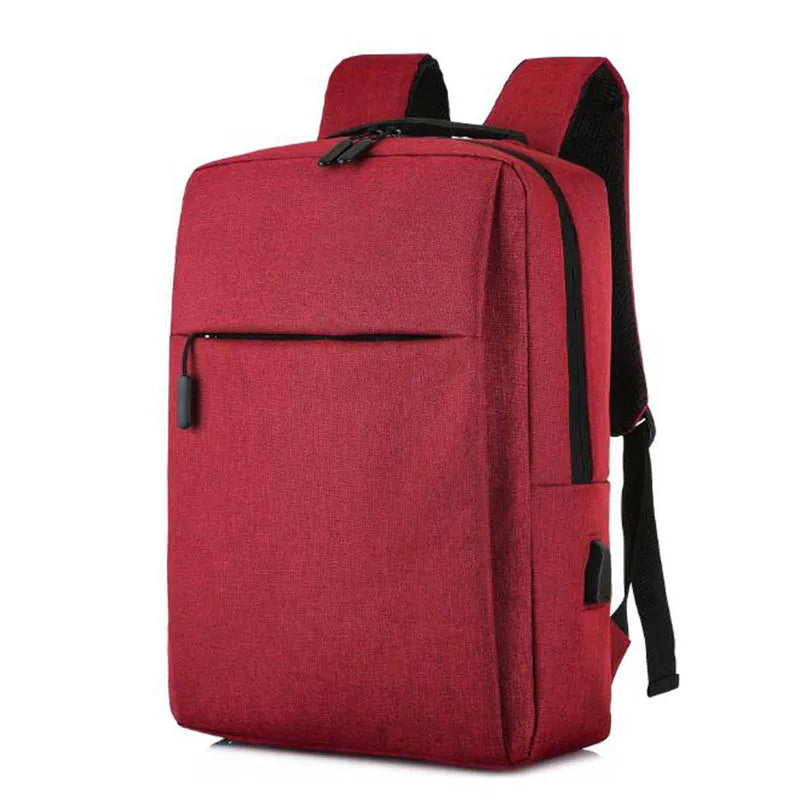 Men's USB Charging Business Travel Laptop Backpack