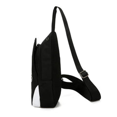 Luminous One Shoulder Bag USB Crossbody Strap Anti Theft Chest Bag