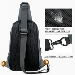 Male Shoulder Bags Crossbody Bags Leisure Anti Theft Chest Bag