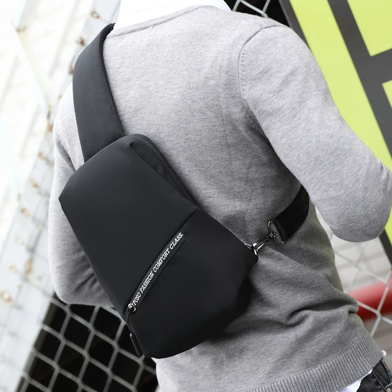 Men's Anti Theft Shoulder Bag Crossbody Sling Chest Bag