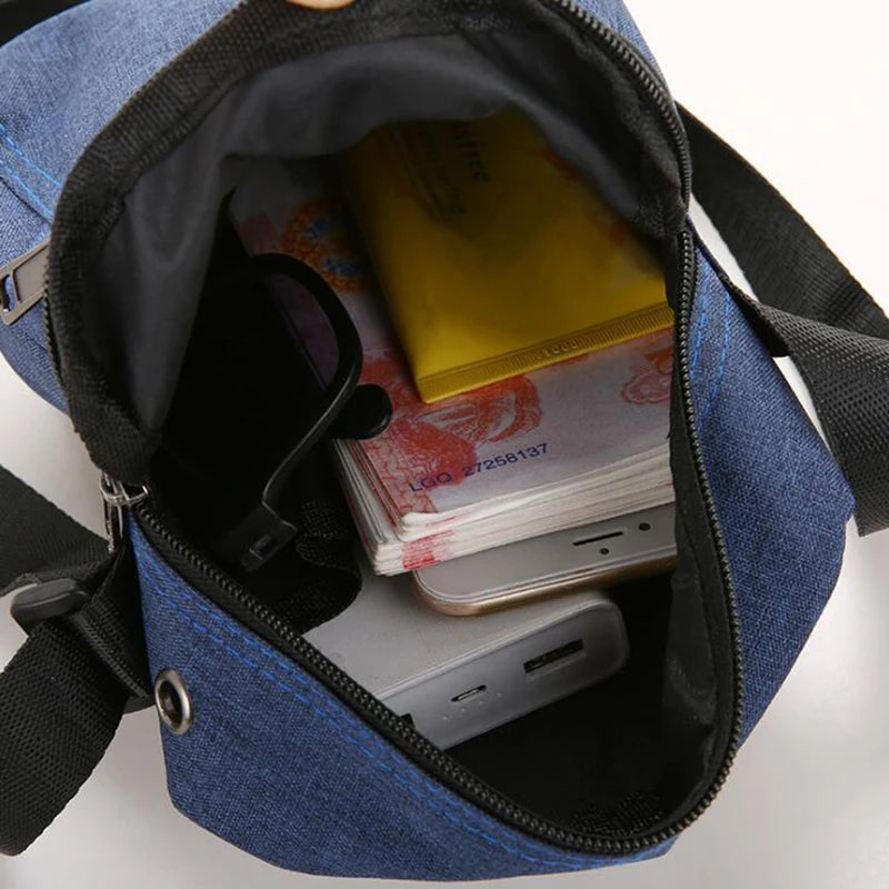 Male Travel Bag Messenger Bag Crossbody Shoulder Bags Man Purse Small Sling Pack