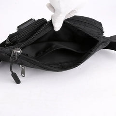 Men Waist Belt Pack Military Shoulder Bag Travel Motorcycle Riding Nylon Chest H