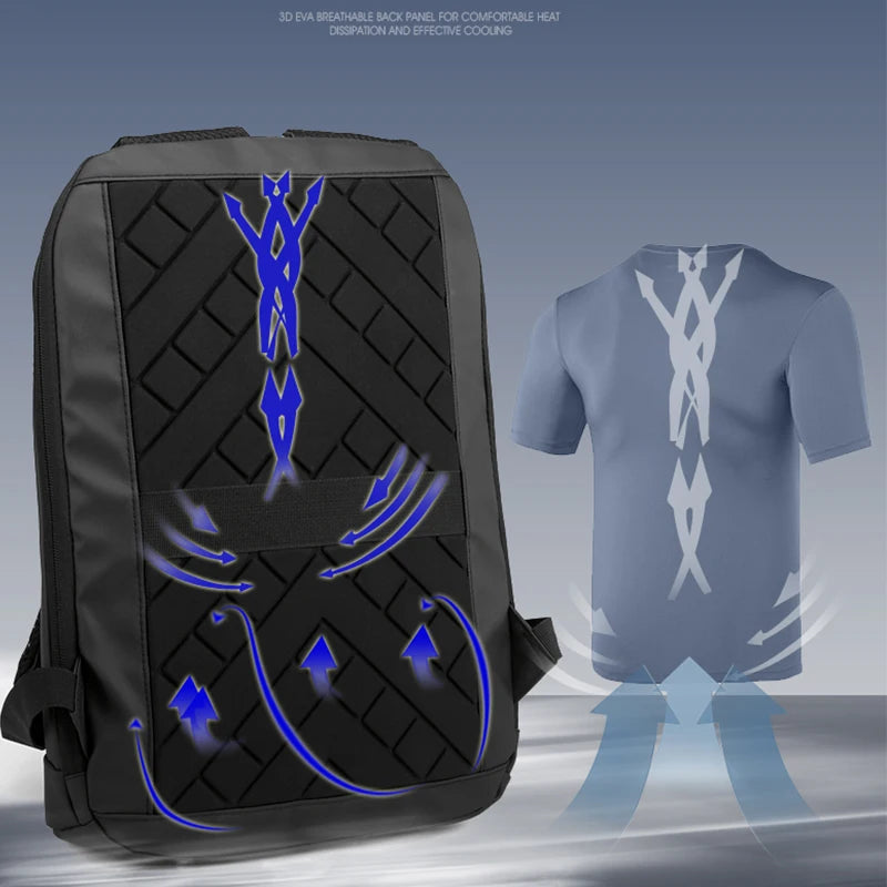 Waterproof Laptop Bag 15 Inches Men Business Backpack Lightweight